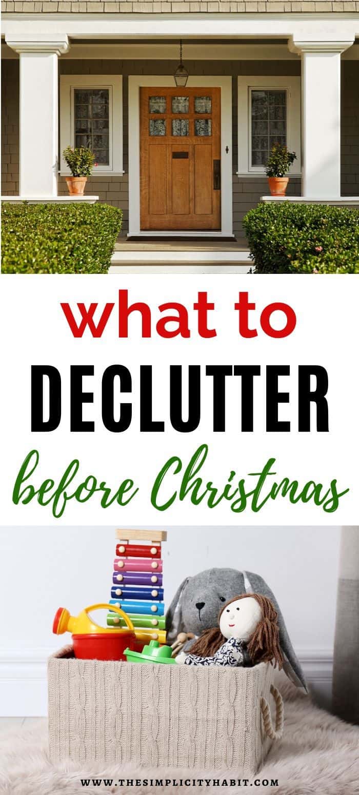 The 7 Best Things To Declutter Before The Holidays - The Simplicity Habit