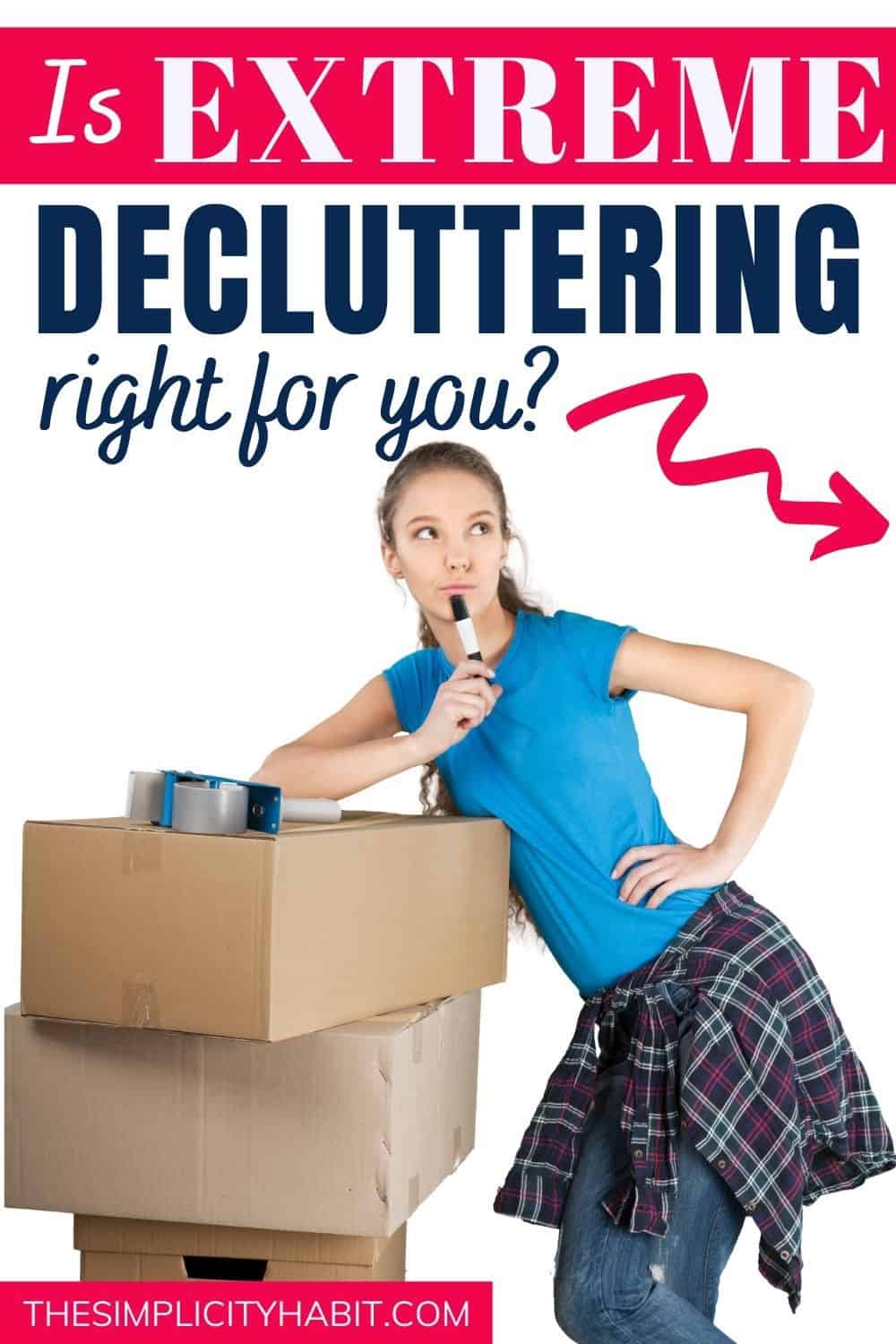 extreme decluttering