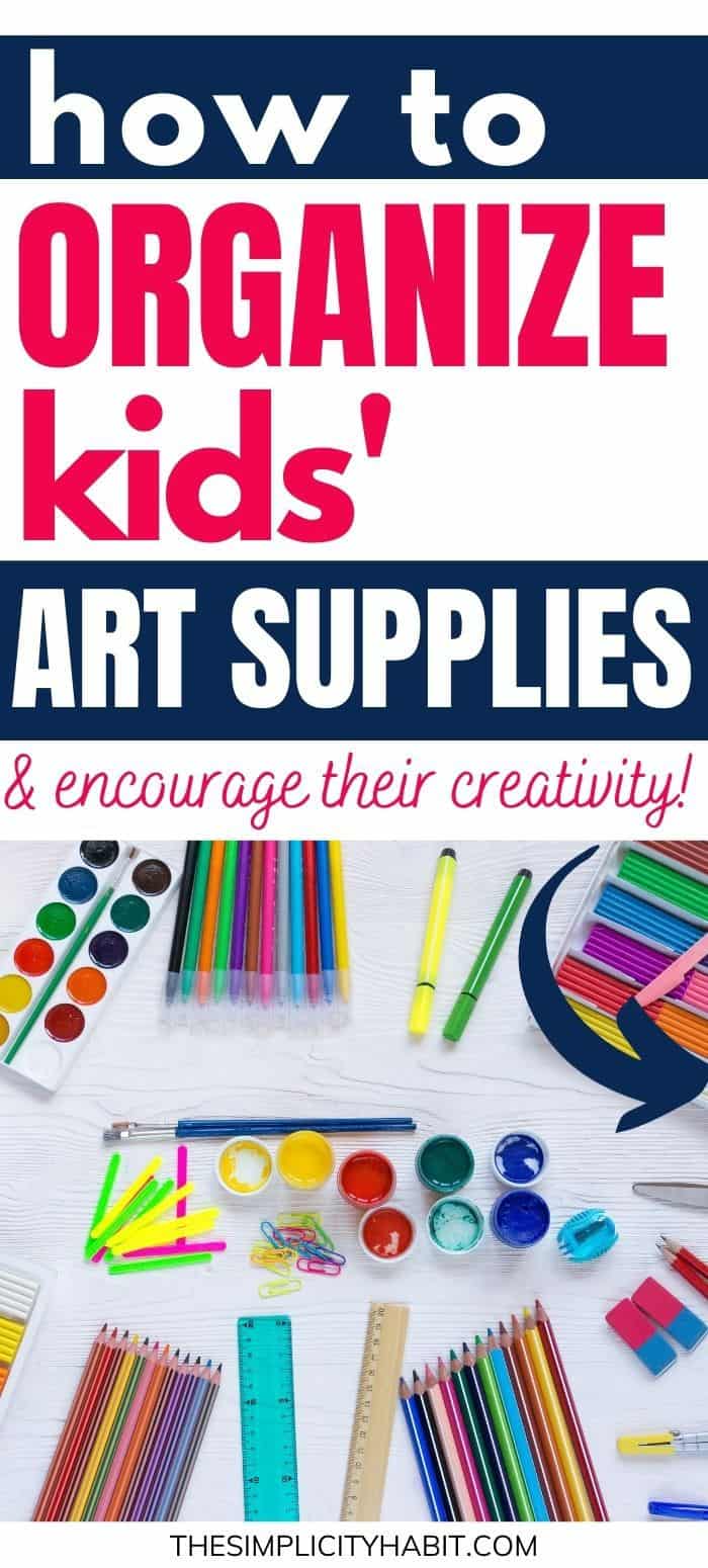 How to Organize and Store Kids' Arts and Crafts Supplies - The ...