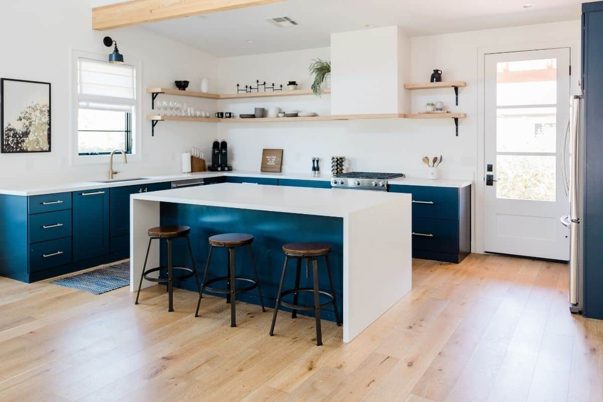 How To Declutter Your Kitchen Island {And Keep It That Way}