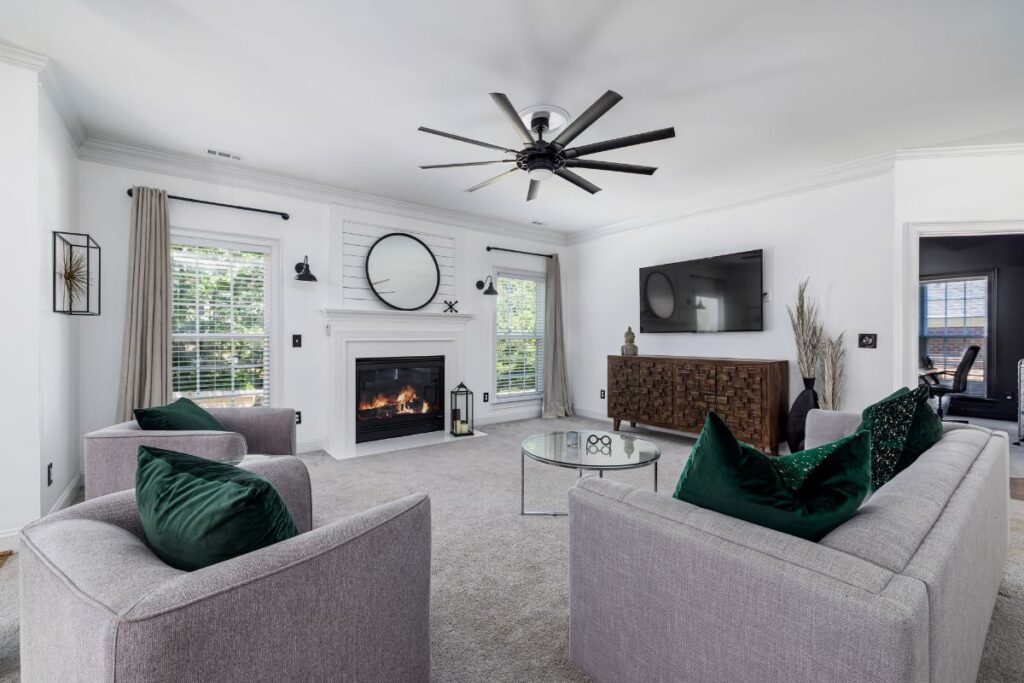 simplified living room