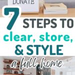clear, store, and style a full home